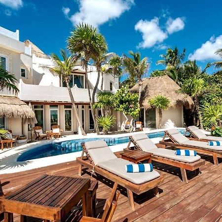 Luxury 5-Br Beachfront Home In Tulum Casa Sofia Gato Exterior photo