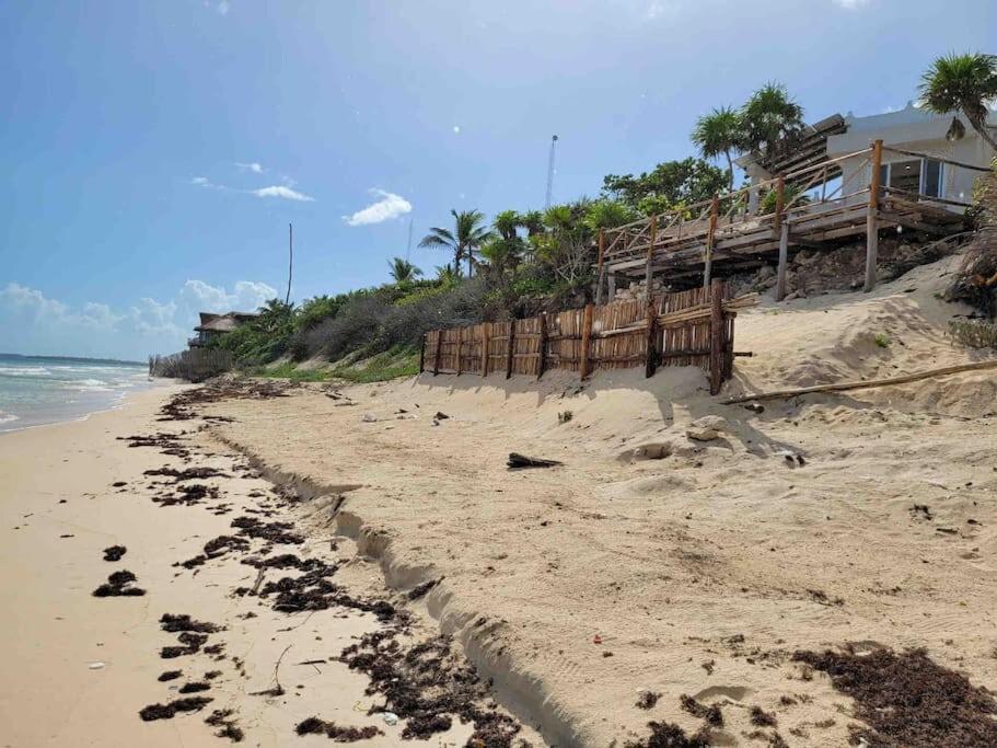 Luxury 5-Br Beachfront Home In Tulum Casa Sofia Gato Exterior photo