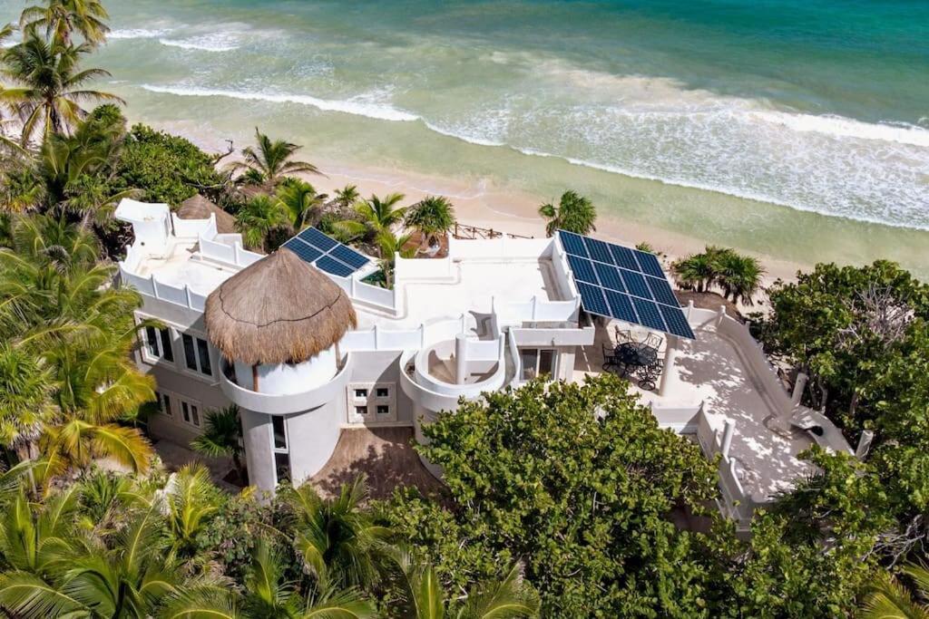 Luxury 5-Br Beachfront Home In Tulum Casa Sofia Gato Exterior photo