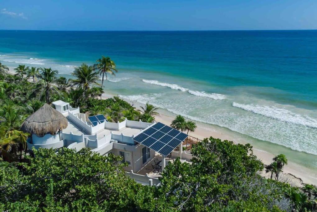 Luxury 5-Br Beachfront Home In Tulum Casa Sofia Gato Exterior photo