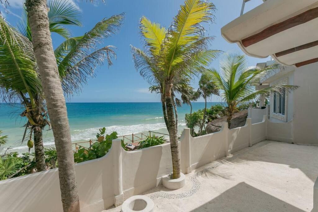 Luxury 5-Br Beachfront Home In Tulum Casa Sofia Gato Exterior photo