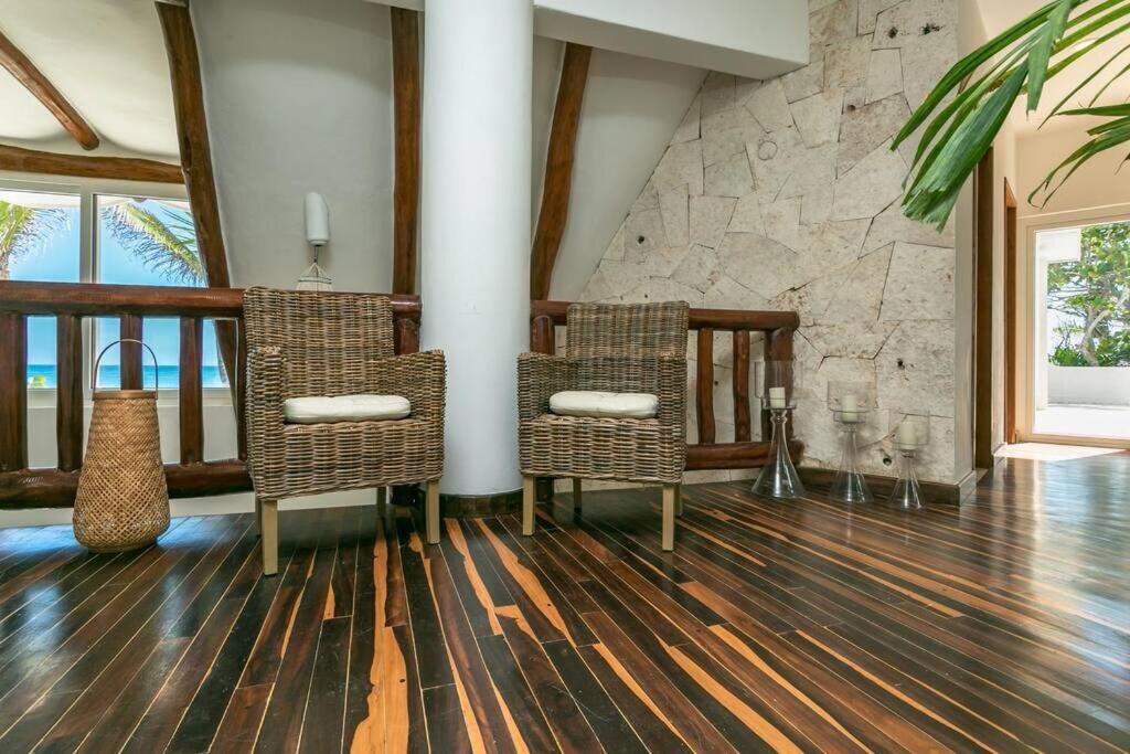 Luxury 5-Br Beachfront Home In Tulum Casa Sofia Gato Exterior photo