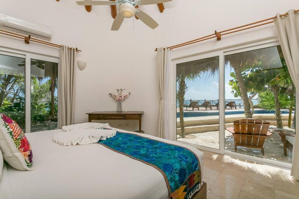 Luxury 5-Br Beachfront Home In Tulum Casa Sofia Gato Exterior photo