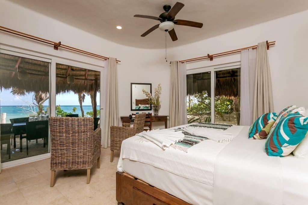 Luxury 5-Br Beachfront Home In Tulum Casa Sofia Gato Exterior photo