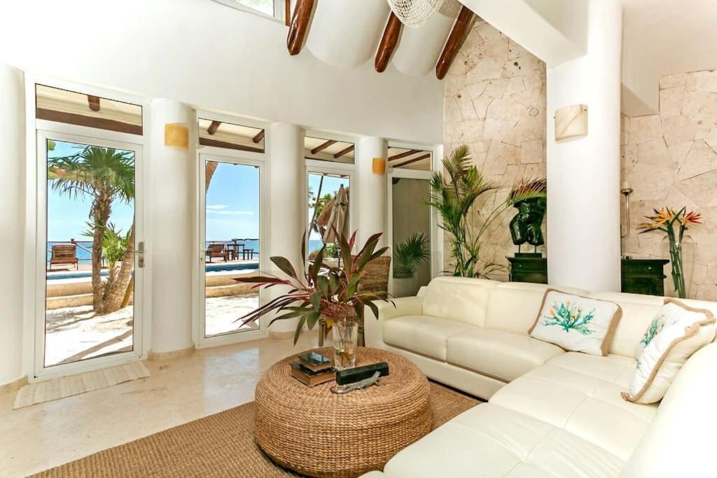 Luxury 5-Br Beachfront Home In Tulum Casa Sofia Gato Exterior photo