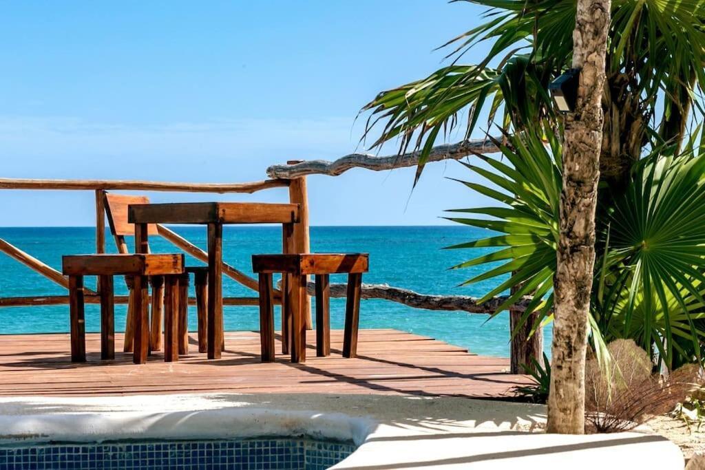Luxury 5-Br Beachfront Home In Tulum Casa Sofia Gato Exterior photo